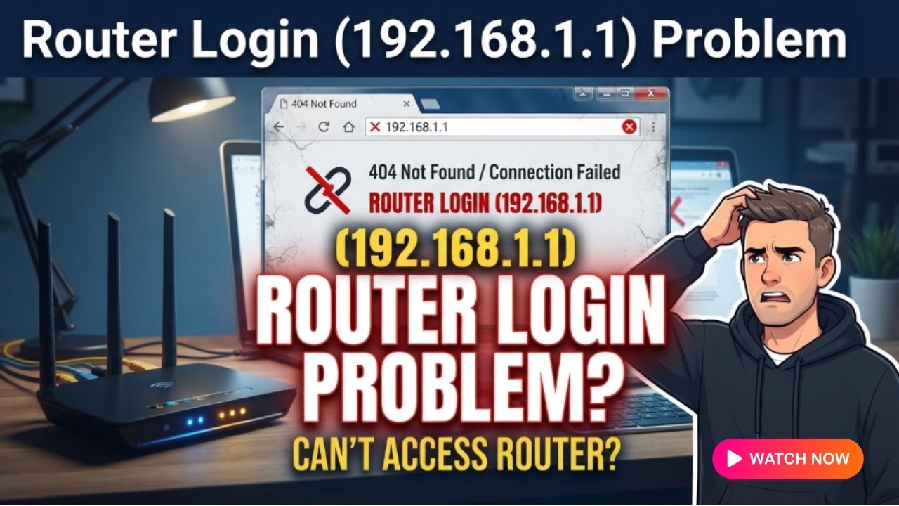 Router Login 192.168.1.1 Problem Troubleshooting Steps