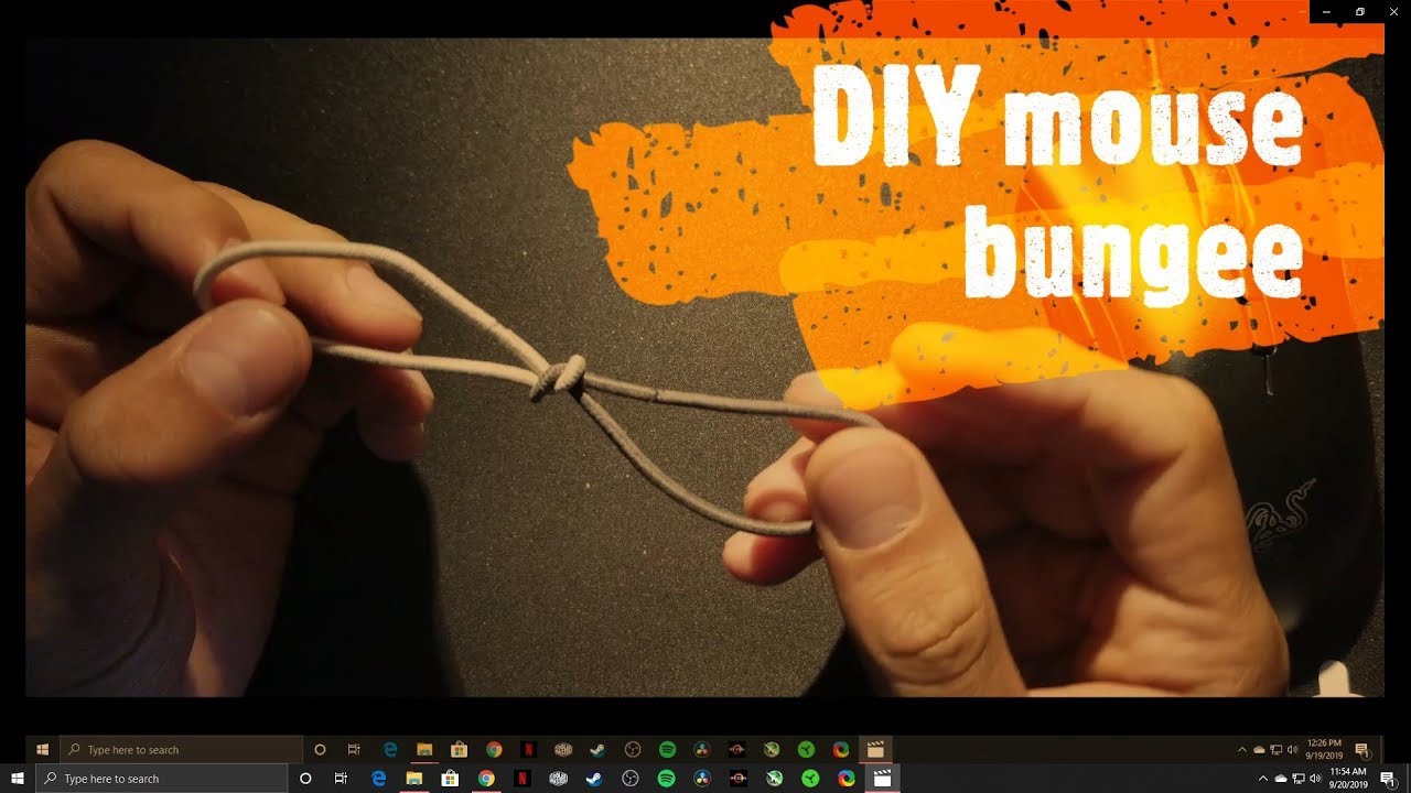 diy mouse bungee
