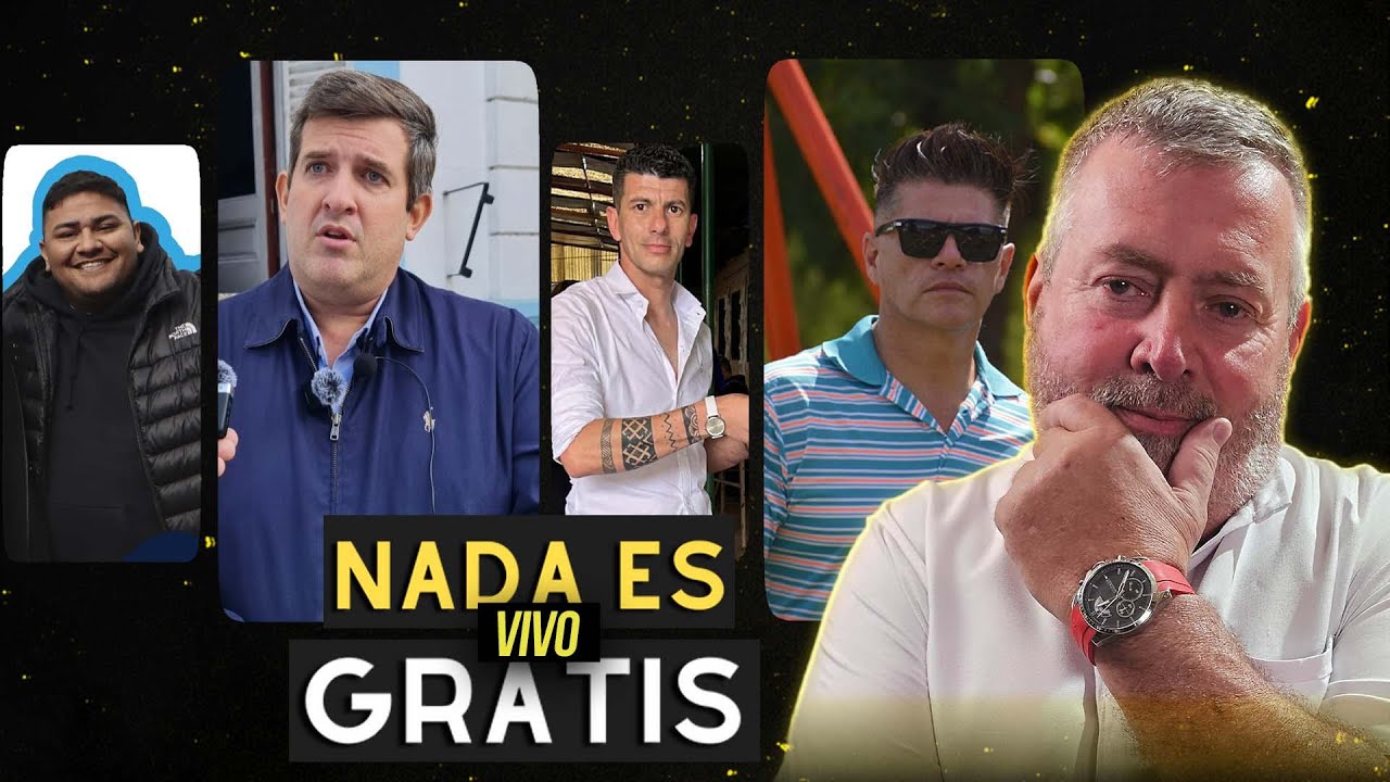 NADA ES GRATIS E26: BLAS OSUNA - JAVIER TARRAGONA - NICOLÁS RAPAZZO - MATIAS LEDESMA