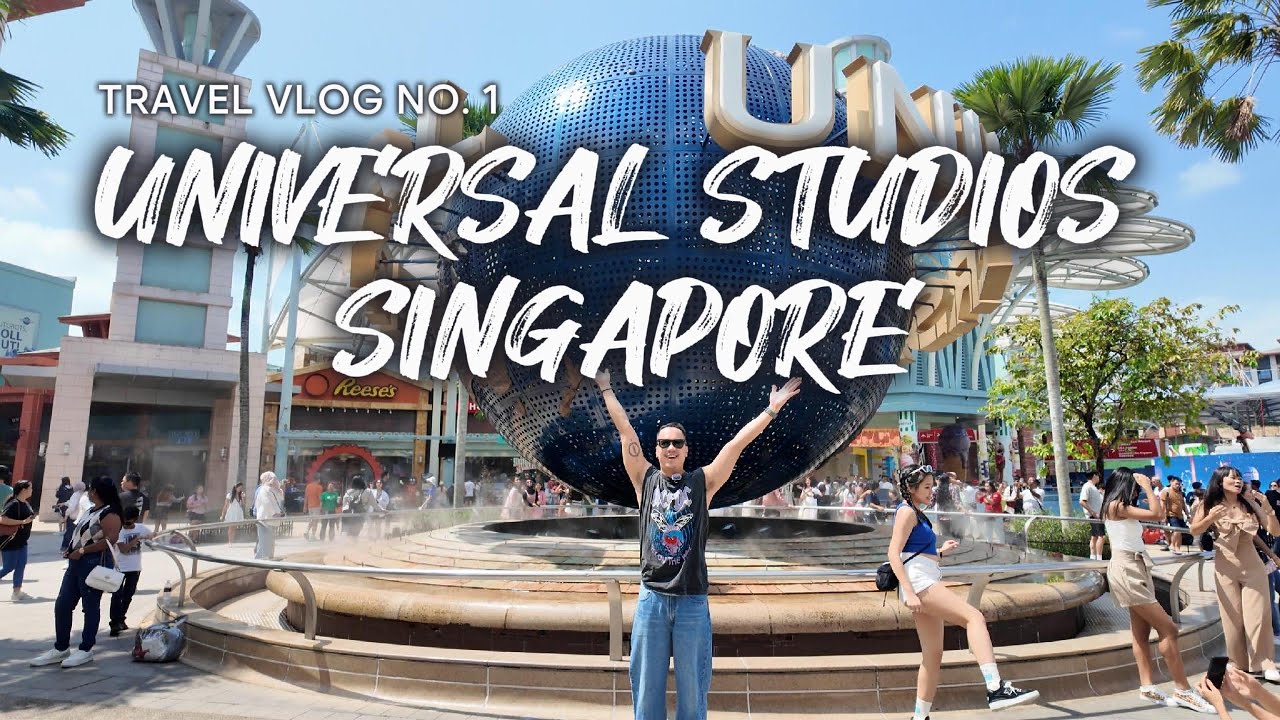 SG TRAVEL VLOG 2: Fun Day at Universal Studios Singapore(Rides, how to get there, food and Fun!)