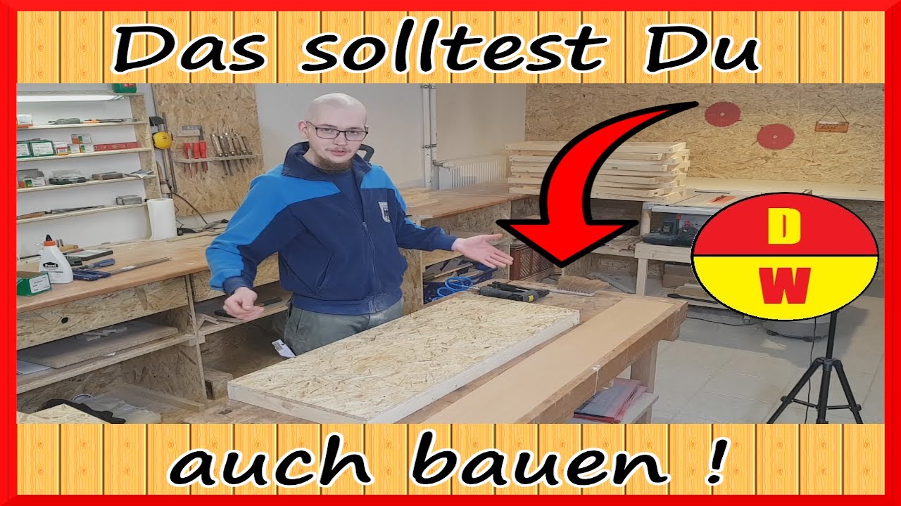 Aktueller denn je ! Ein Stabiles Vorratsregal bauen Teil 1