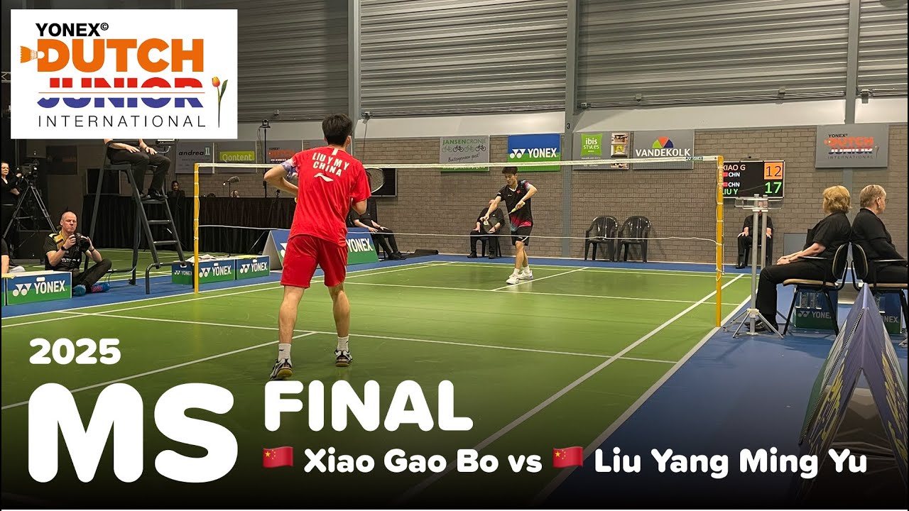 Final, MS-U19, 🇨🇳 Xiao Gao Bo vs 🇨🇳 Liu Yang Ming Yu, Yonex Dutch Junior International 2025