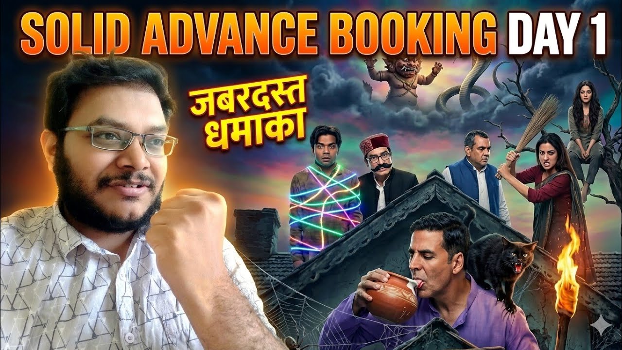 BHOOTH BANGLA ADVANCE BOOKING REPORT DAY 1 | BHOOTH BANGLA DAY 1 COLLECTION PAID PREVIEWS PREDICTION