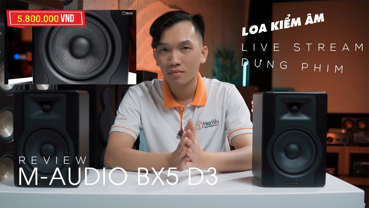 Đánh Giá Loa Kiểm Âm M-Audio BX5 D3 : Chỉ 5 Triệu Đa Năng Cho Phòng Thu ,Livestream, Dựng Phim