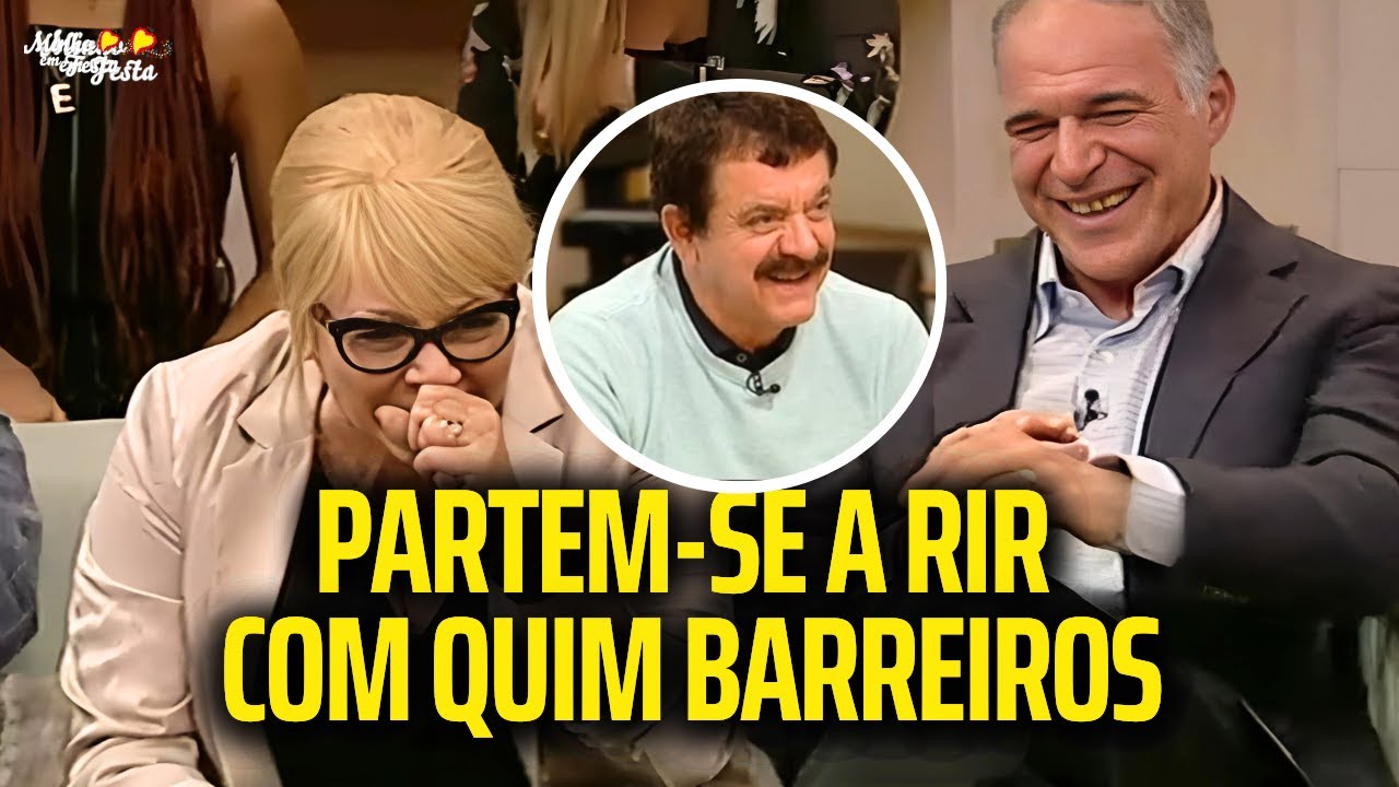 Ana Bola e Rodrigo Guedes de Carvalho DESMANCHAM-SE a RIR com Quim Barreiros:)