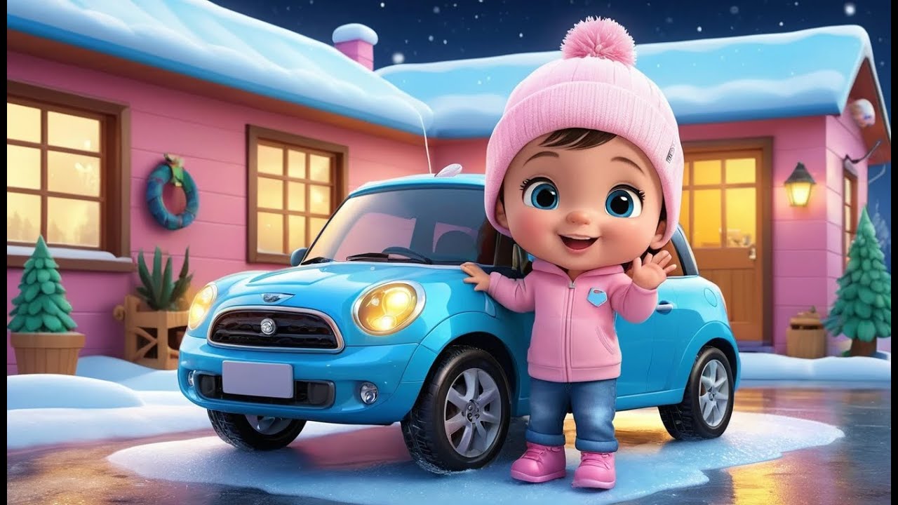 Winter Car Wash | Fun Learning & Action Song for Toddlers