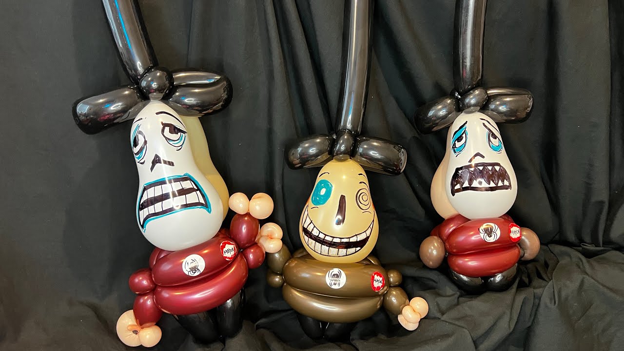 The Mayor balloon Tutorial from Nightmare Before Christmas 