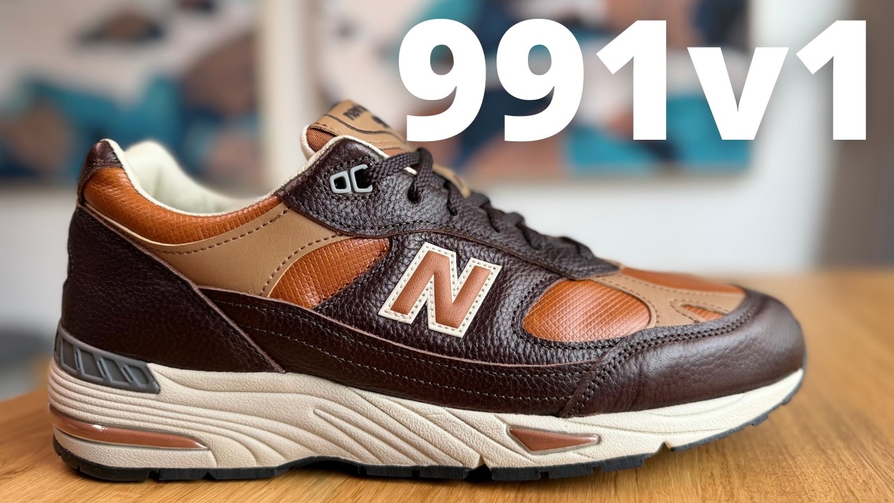 Это то, что я рекомендую! Мои первые кожаные New Balance 991v1 Chocolate Plum and Caramel cafe