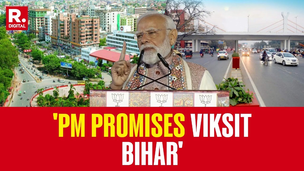 PM Promises Viksit Bihar, Highlights Congress' Misery Election After Election