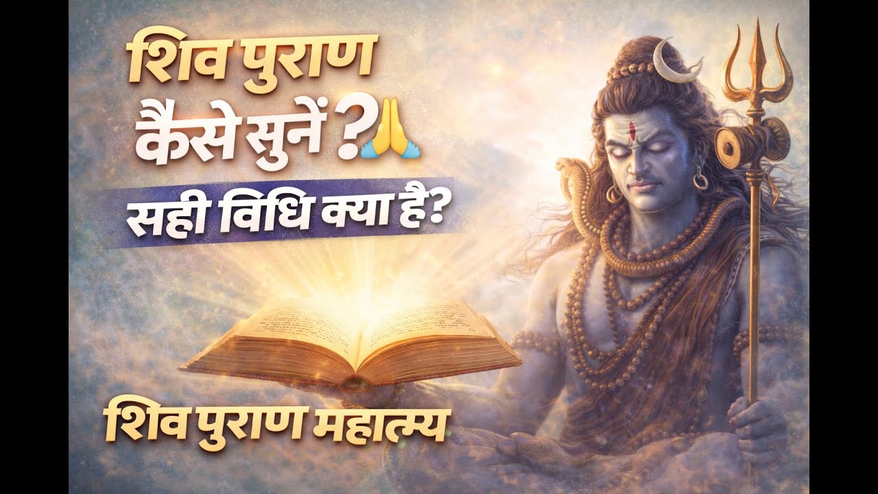 शिव पुराण कैसे सुनें? 🙏 सही विधि क्या है | शिव पुराण महात्म्य | शिव पुराण | shiv puran | छठा अध्याय
