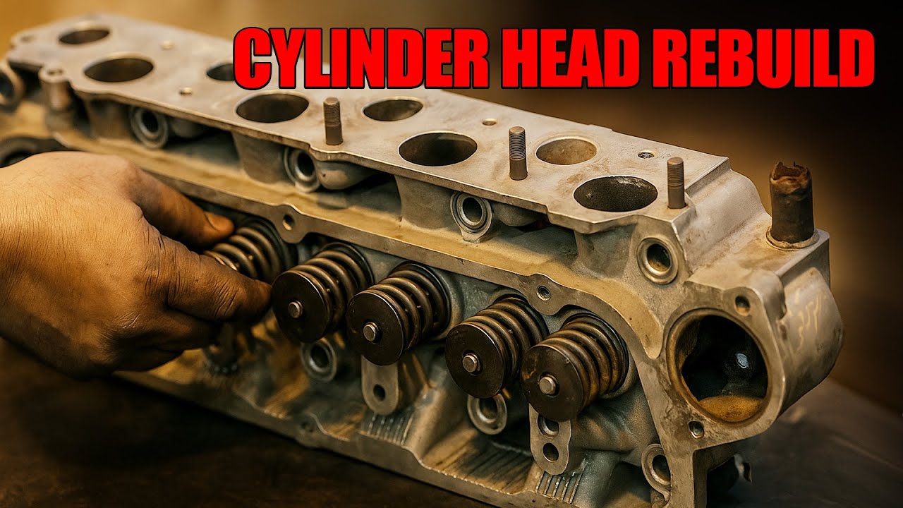 Auto Repair Training: Complete Cylinder Head Rebuild Step by Step