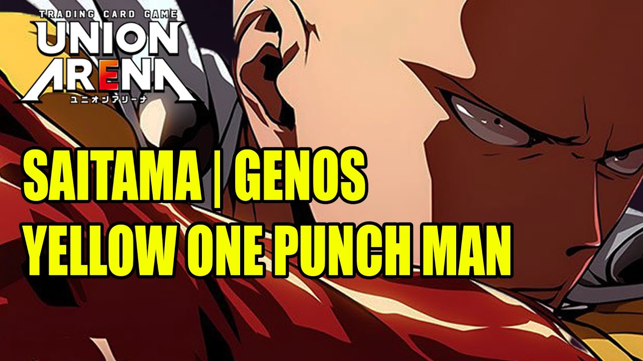 SAITAMA GENOS DECKLIST + GUIDE | UNION ARENA NA #opm #unionarena #onepunchman #saitama #genos