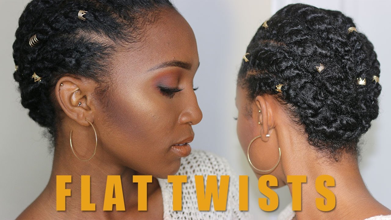 HOW TO: FLAT TWISTS ON NATURAL HAIR | PROTECTIVE STLE