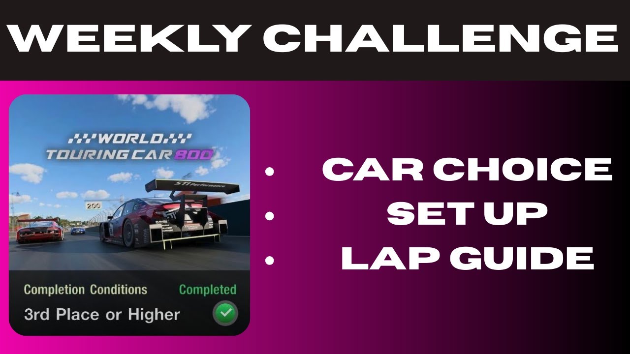 Gran Turismo 7 | WTC 800 | Dragon Trail (WEEKLY CHALLENGE GUIDE)