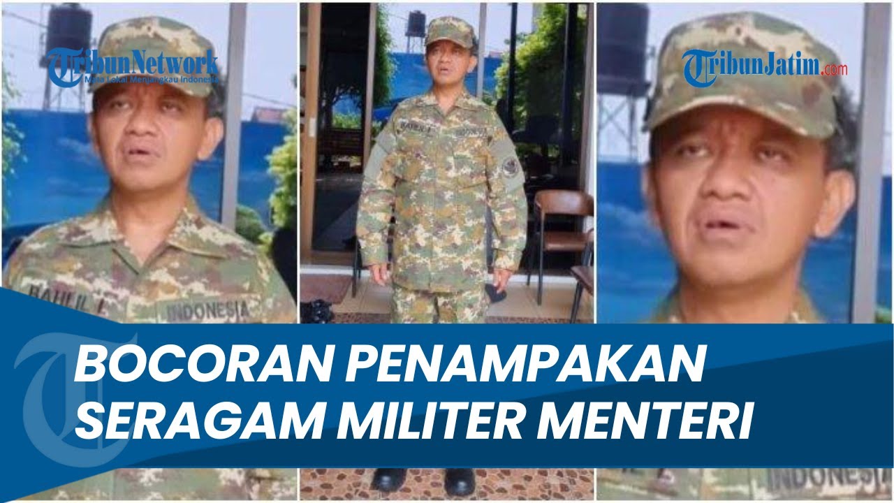 Akan Digembleng 3 Hari! Penampakan Seragam Militer Menteri yang Digunakan Retret di Akmil Magelang