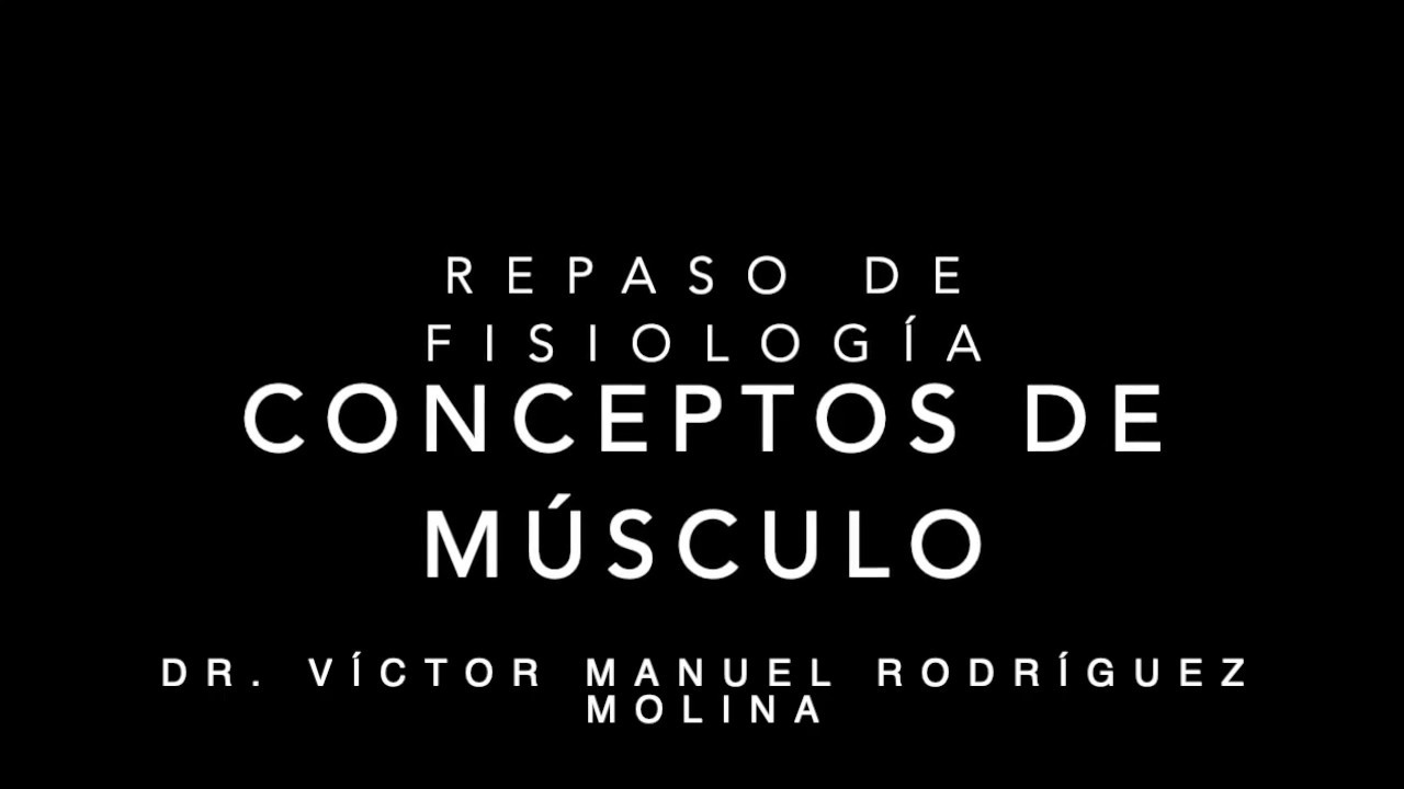 Conceptos de Músculo: Calcio, sarcómera y grado de contracción