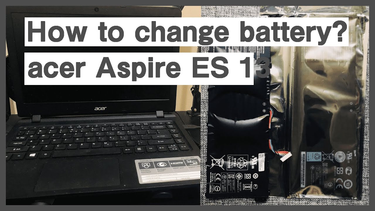 HOW TO CHANGE BATTERY ACER ASPIRE ES 1 | DIY HOW TO CHANGE LAPTOP BATTERY AT HOME | Har Channel