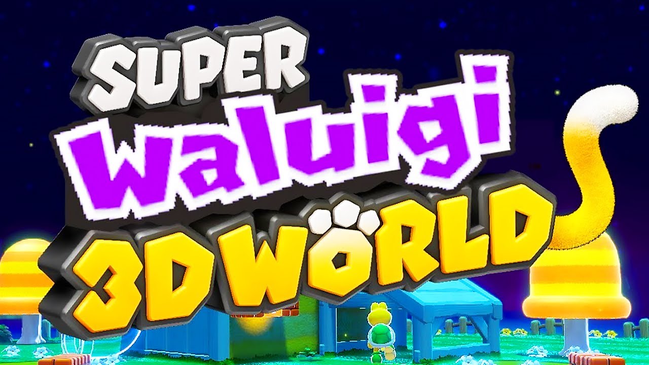 Super Waluigi 3D World - Full Game Walkthrough / Longplay