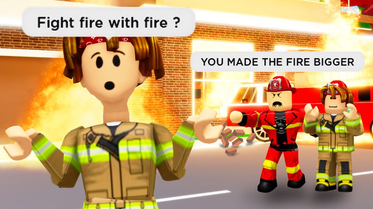 FIRE FORCE (ROBLOX Brookhaven 🏡RP - FUNNY MOMENTS)