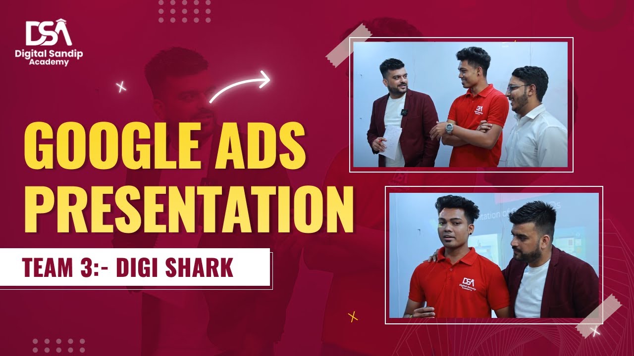 DSA | Digi Shark | Google ads Presentation | Google Ads Course | PPC | Dsa Internship Program |