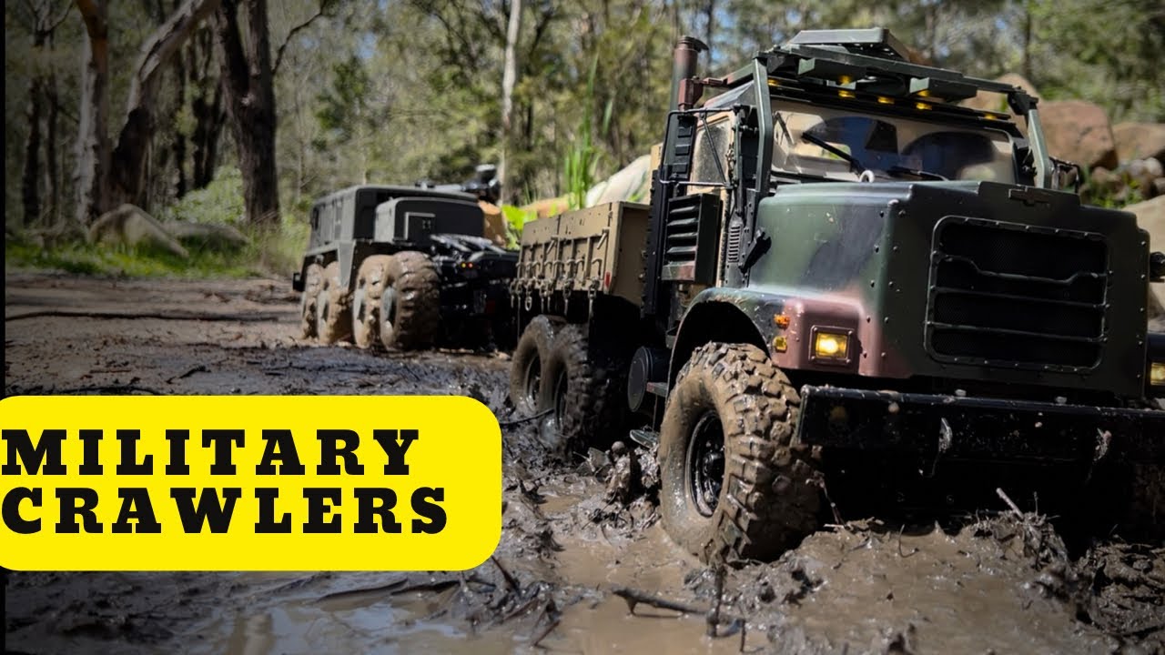 Military Scale RC Crawlers | Cross RC BC8 Mammoth | Cross RC TC6 | HG Military Humvee #goodvibescrew