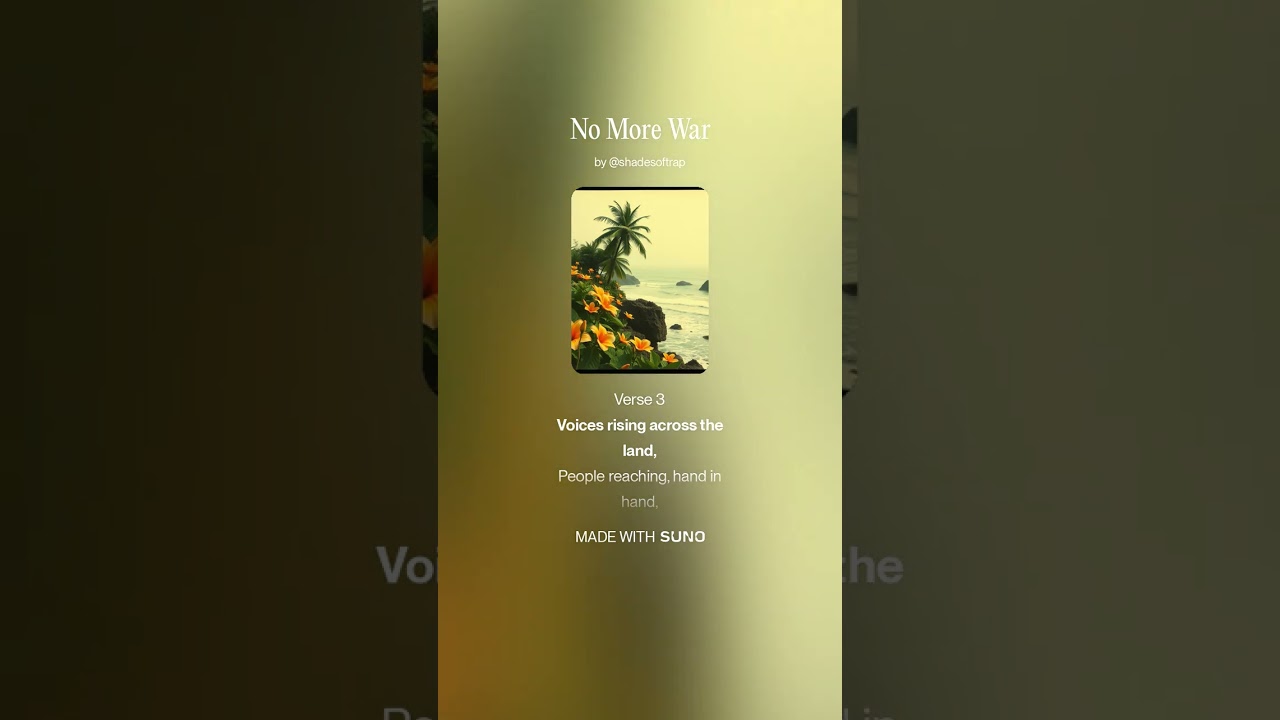 No More War