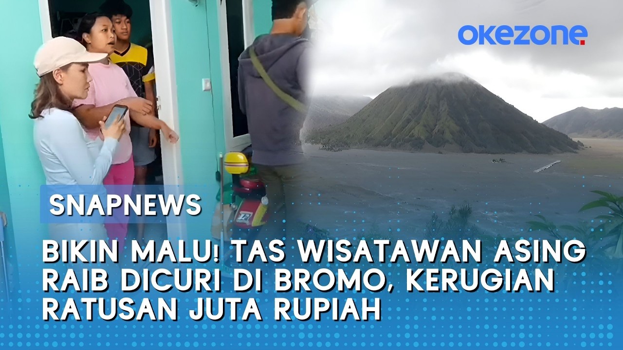 Turis Asing Jadi Korban Pencurian di Bromo, Kerugian Ditaksir Ratusan Juta Rupiah