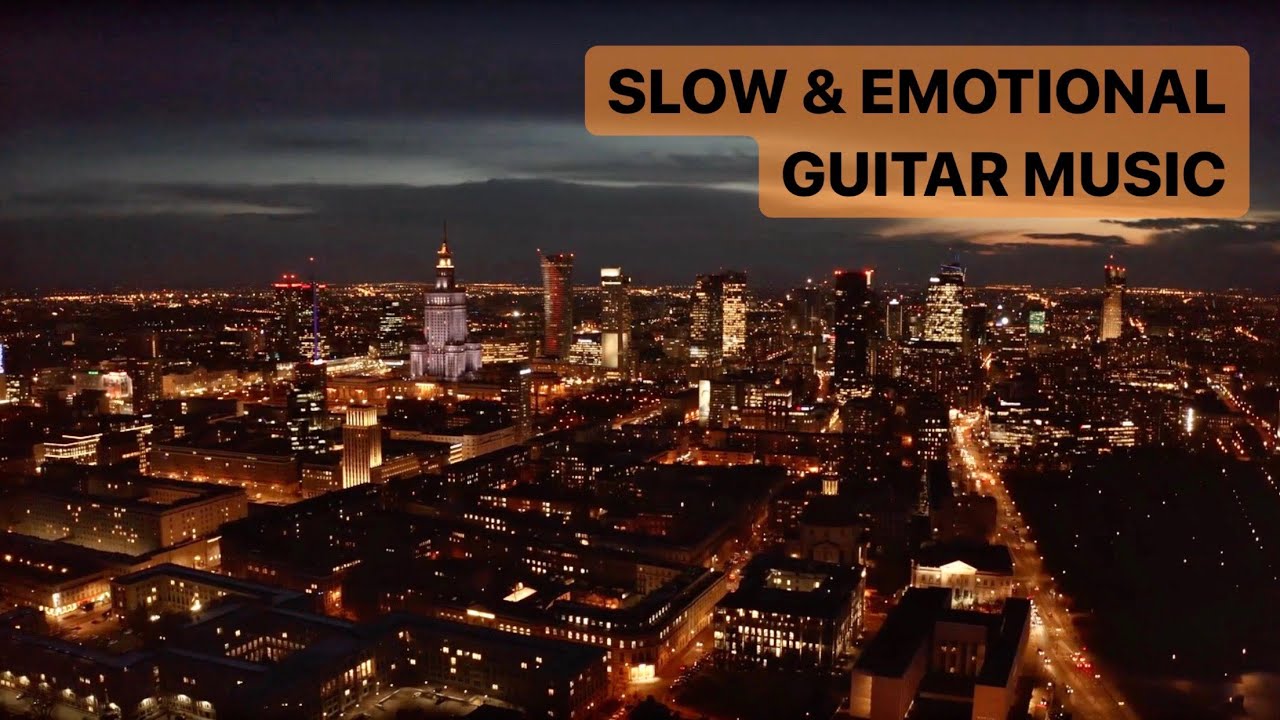 🌕 (PINK FLOYD STYLE) 🎸Emotional slow GUITAR MUSIC - Calming music