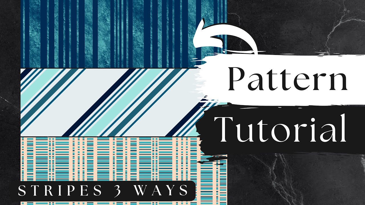 Elevate Your Stripe Patterns with these 3 Procreate Techniques!