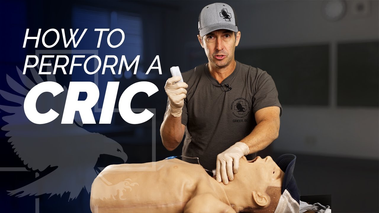 Learn How To Perform a Cricothyroidotomy #bethedifference #nardoctor #crickit