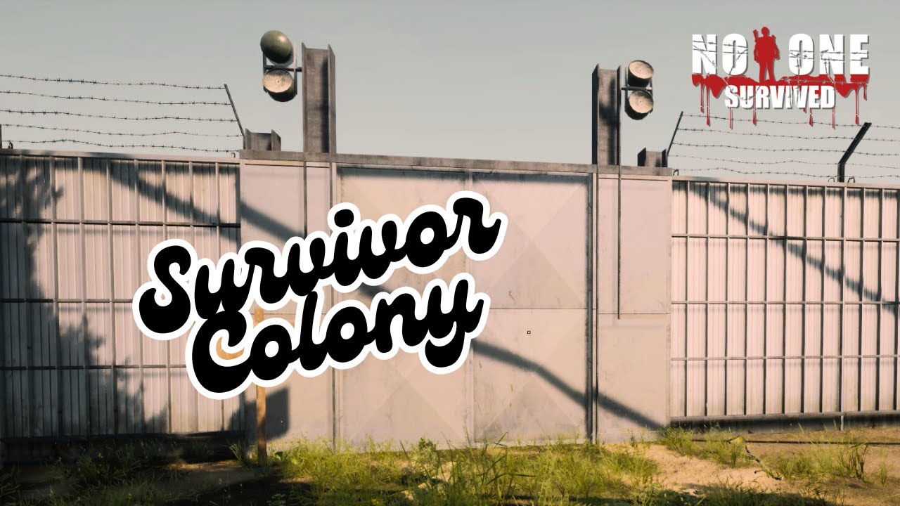 I built a Survivor Colony | No One Survived