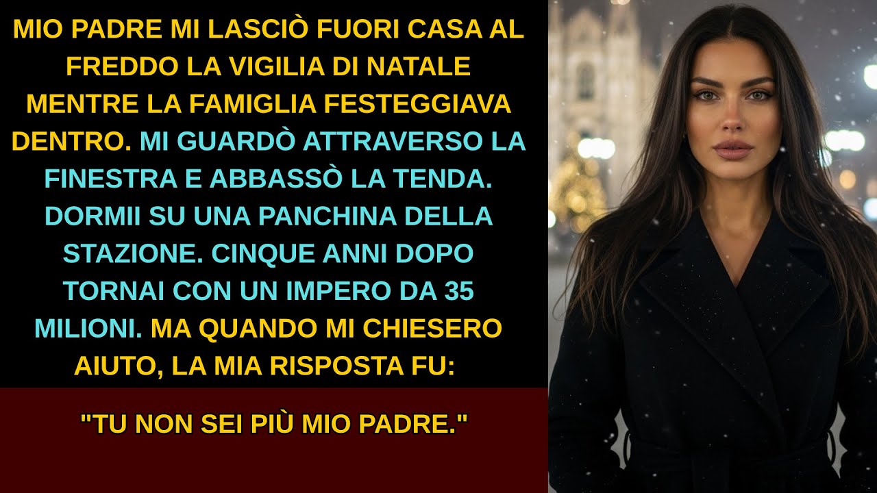 A Natale la mia famiglia rideva insieme, mentre io guardavo da fuori, dimenticato da tutti.