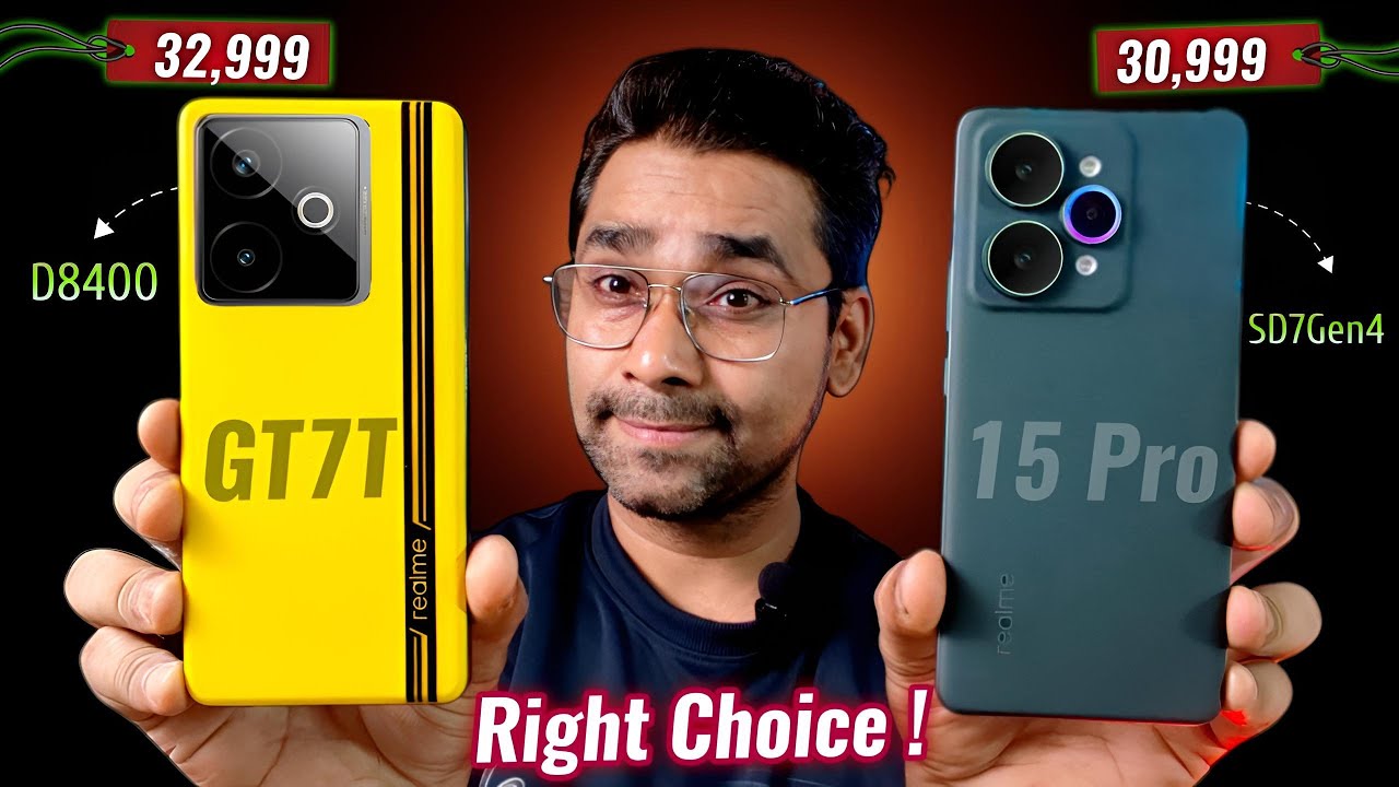 realme 15 Pro Vs realme GT 7T Full Comparison & Speed Test | Snapdragon 7 Gen 4 Vs Dimensity 8400 