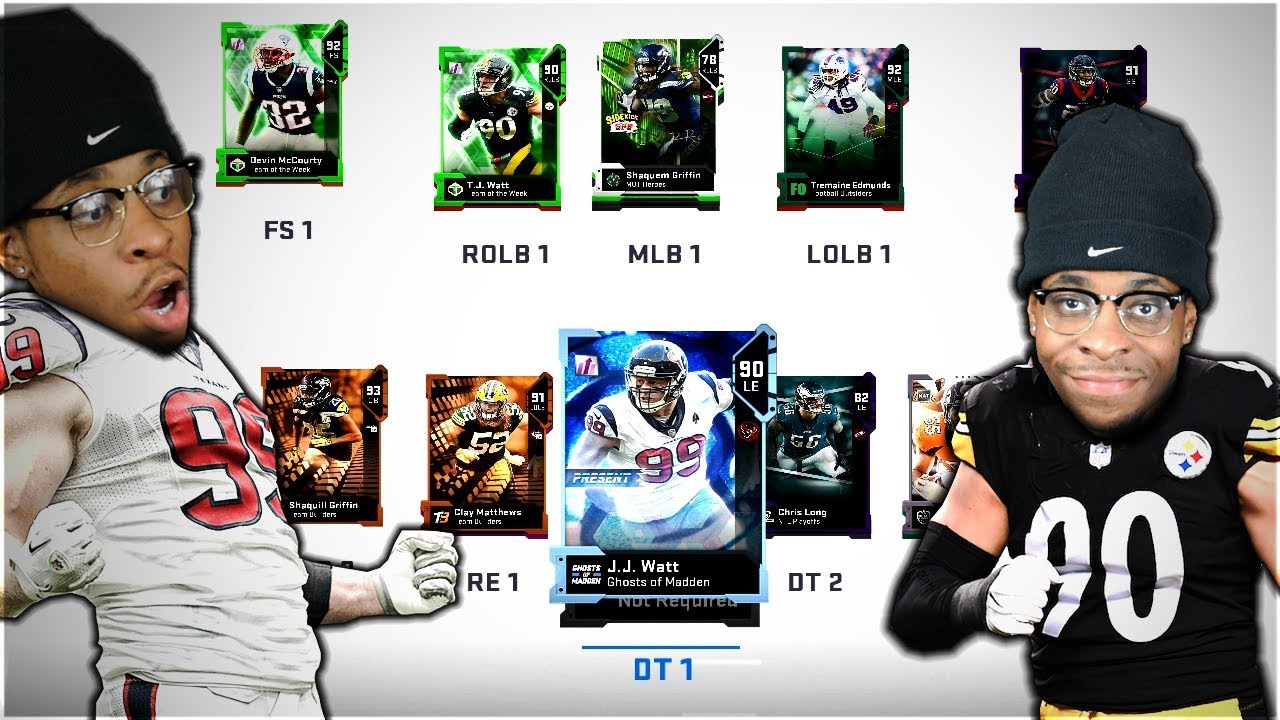THE NFL ALL-FAMILY SQUAD TEAM BUILDER! Madden 19 Ultimate Team