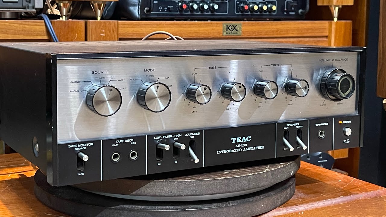 Mất ăn mất ngủ vì chiếc amply này, đánh loa cổ là hết thuốc chữa cơ ạ. Amply TEAC AS-100