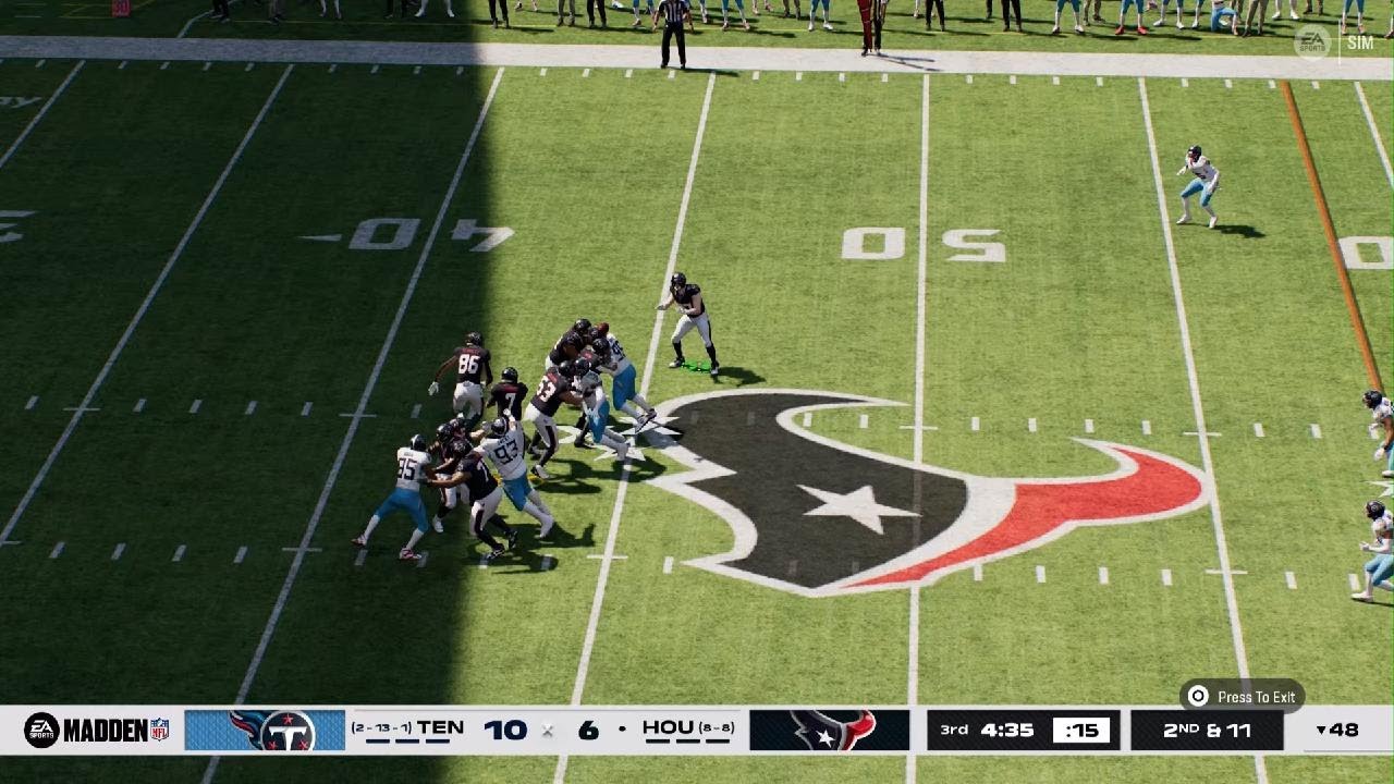 Titan vs Texan week 18