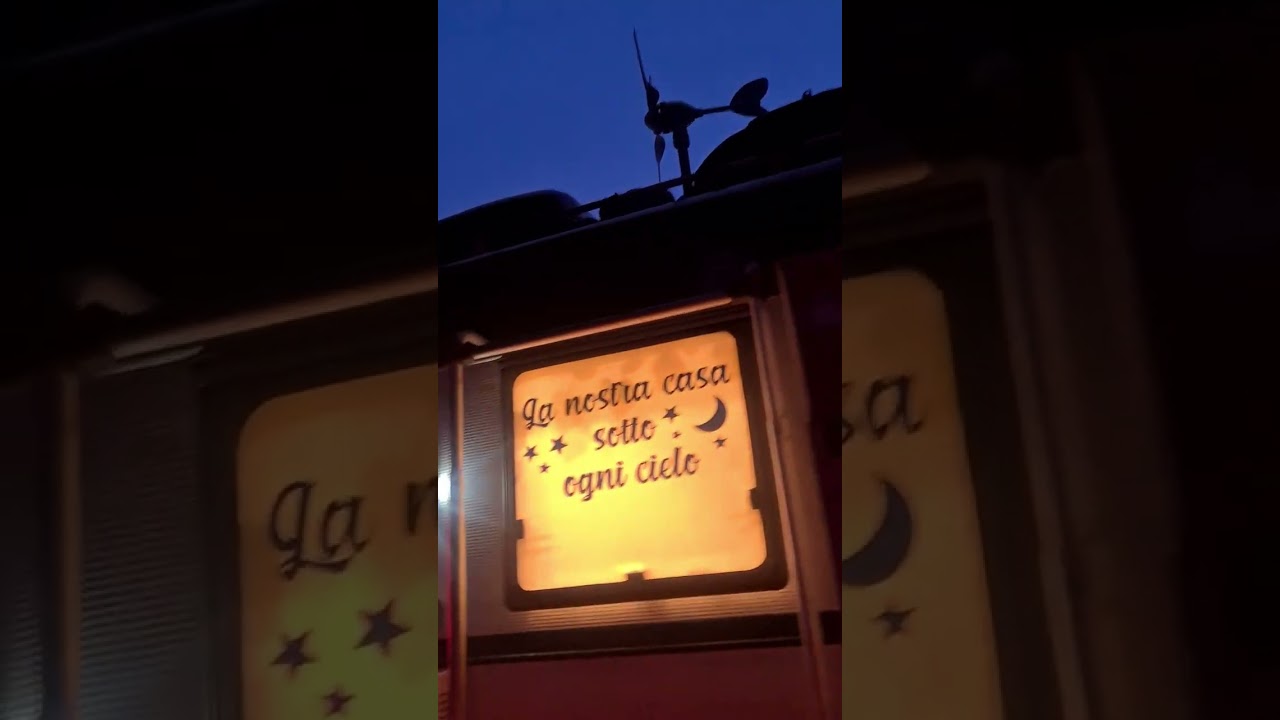 Camper, pala eolica, gruppo elettrogeno, pannelli solari riscaldatore a gasolio e condizionatore ...