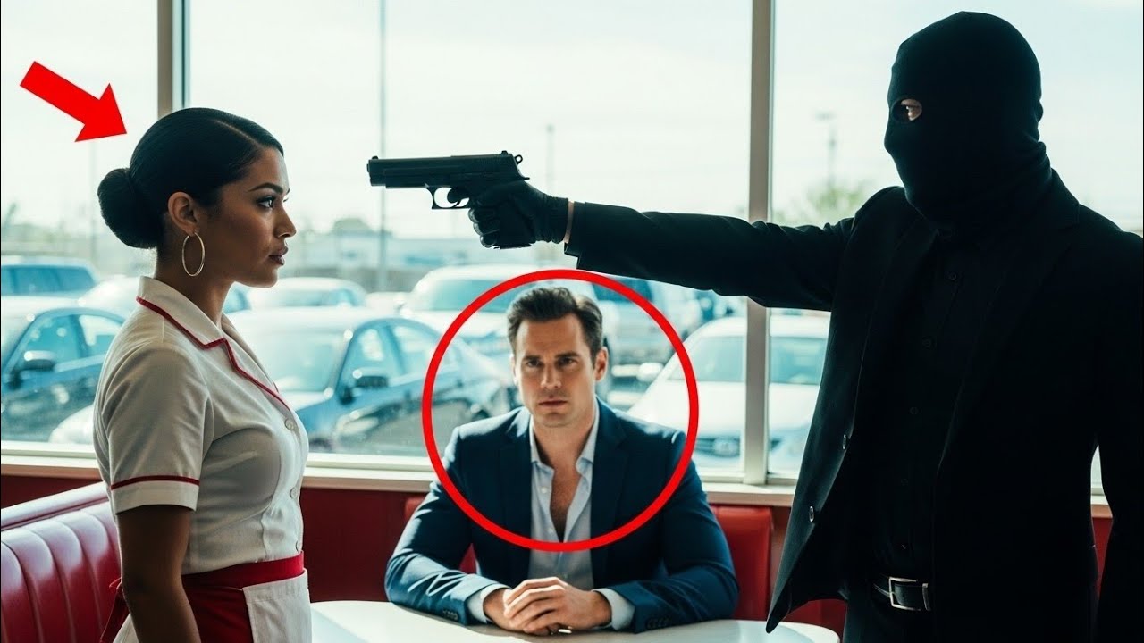 Garçonete ficou calma em assalto… até o chefe da máfia perceber 😱🔫🔥 Verdade chocante!
