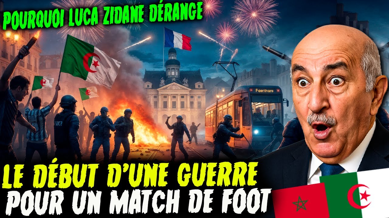 Guerre Maroc Alg&eacute;rie pour un match de foot, Juan Branco balance. Pourquoi Luca Zidane d&eacute;range