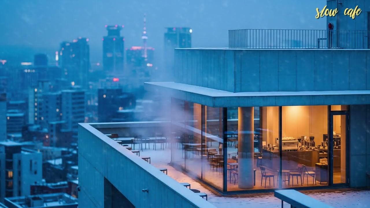 Winter Morning Jazz Café ❄️ Soft Coffee Shop Music for Focus | BGM