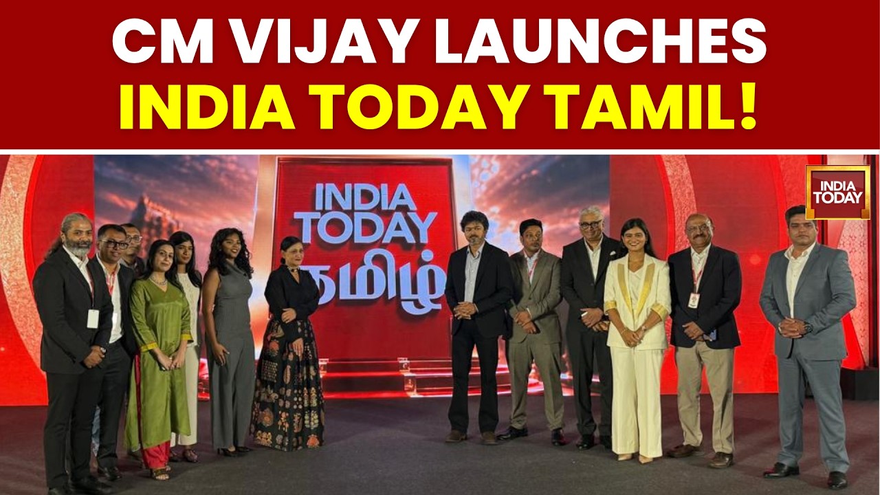 CM Vijay Launches India Today Tamil at Tamil Nadu Roundtable | Tamil Nadu News | India Today