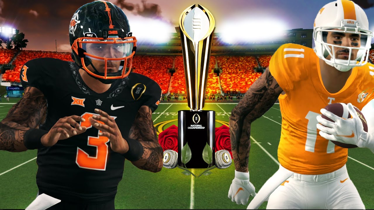 The NCAA 23 National Championship! #2 Tennessee vs #4 OSU College Football Revamped NCAA 14 Gameplay