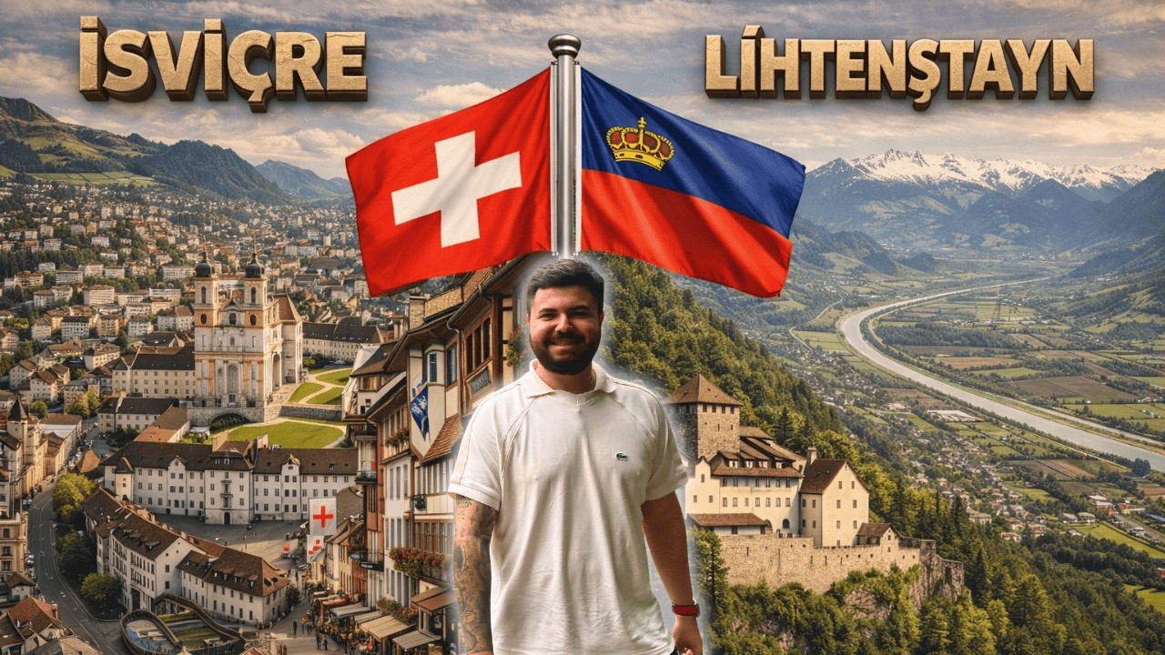 İsviçre’de 1 Günde 2 Ülke Gezdim! 🇨🇭🇱🇮