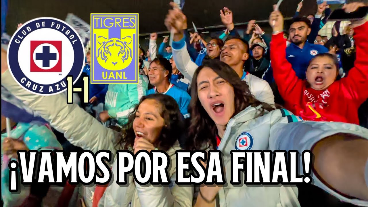 Mi Primer partido de Futbol Femenil! CRUZ AZUL 1-1 TIGRES SEMIFINAL APERTURA 2025 LIGA MX FEMENIL 