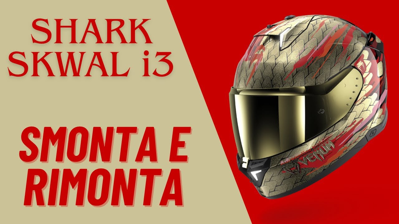 Tutorial smontaggio interni Shark skwal i3