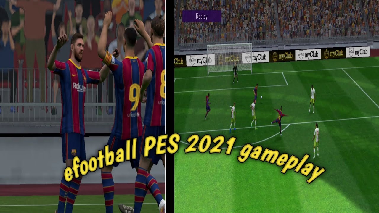 efootball pes 2021 gameplay||android games|| FC Barcelona vs West Ham RB||
