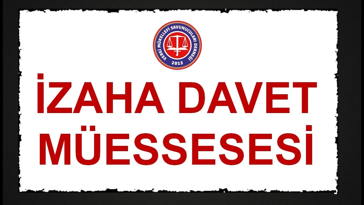 İzaha Davet Müessesesi