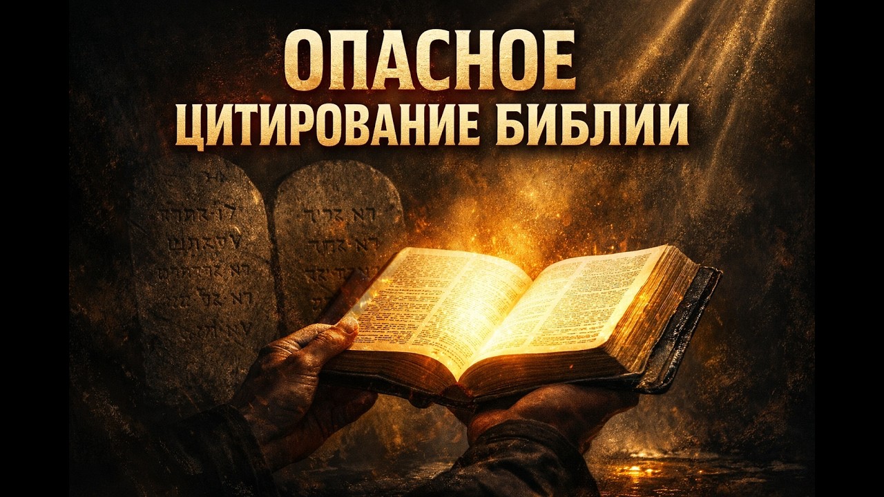 Можно цитировать Библию — и всё равно нарушать третью заповедь