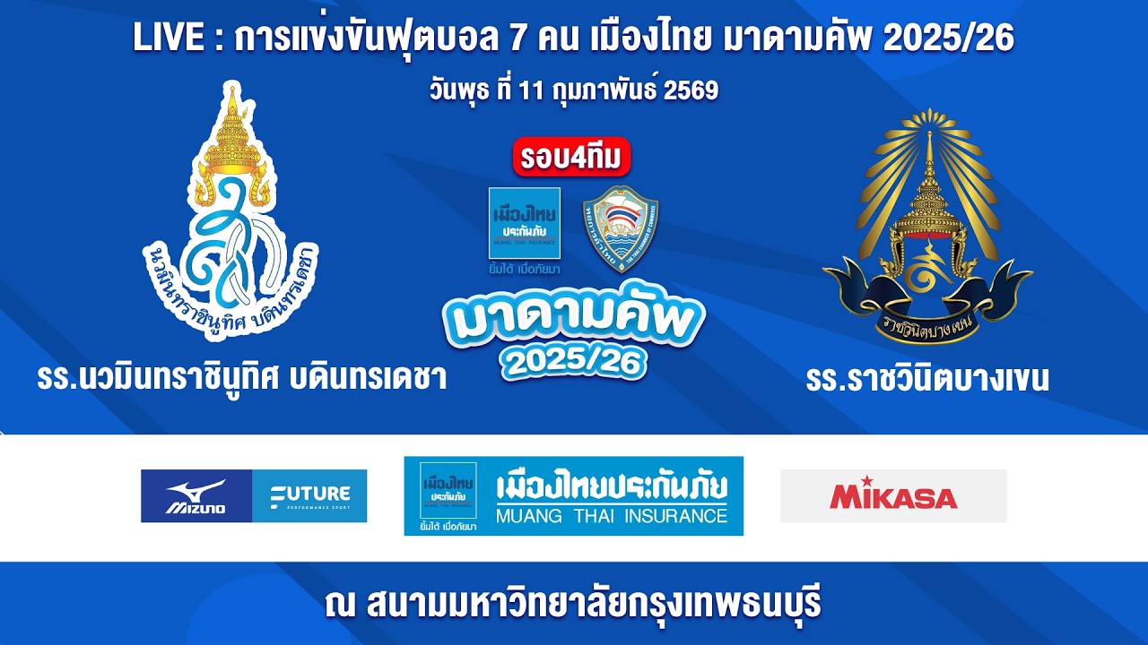 🛑LIVE:การแข่งขัน เ มื อ ง ไ ท ย ม า ด า ม คั พ 2 0 2 6 โซนที่10 จ.กรุงเทพมหานคร