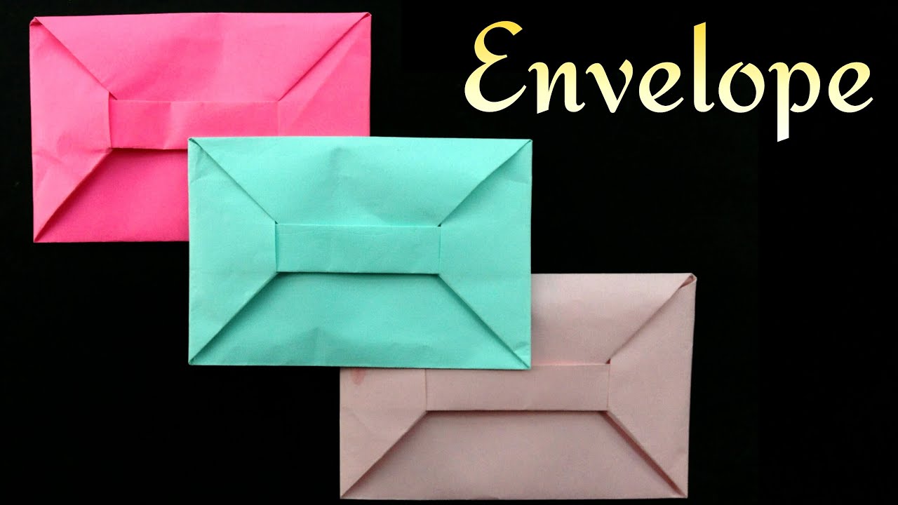 Envelope from A4 sheet (No Glue or Tape) - DIY Origami Tutorial by Paper Folds ❤️